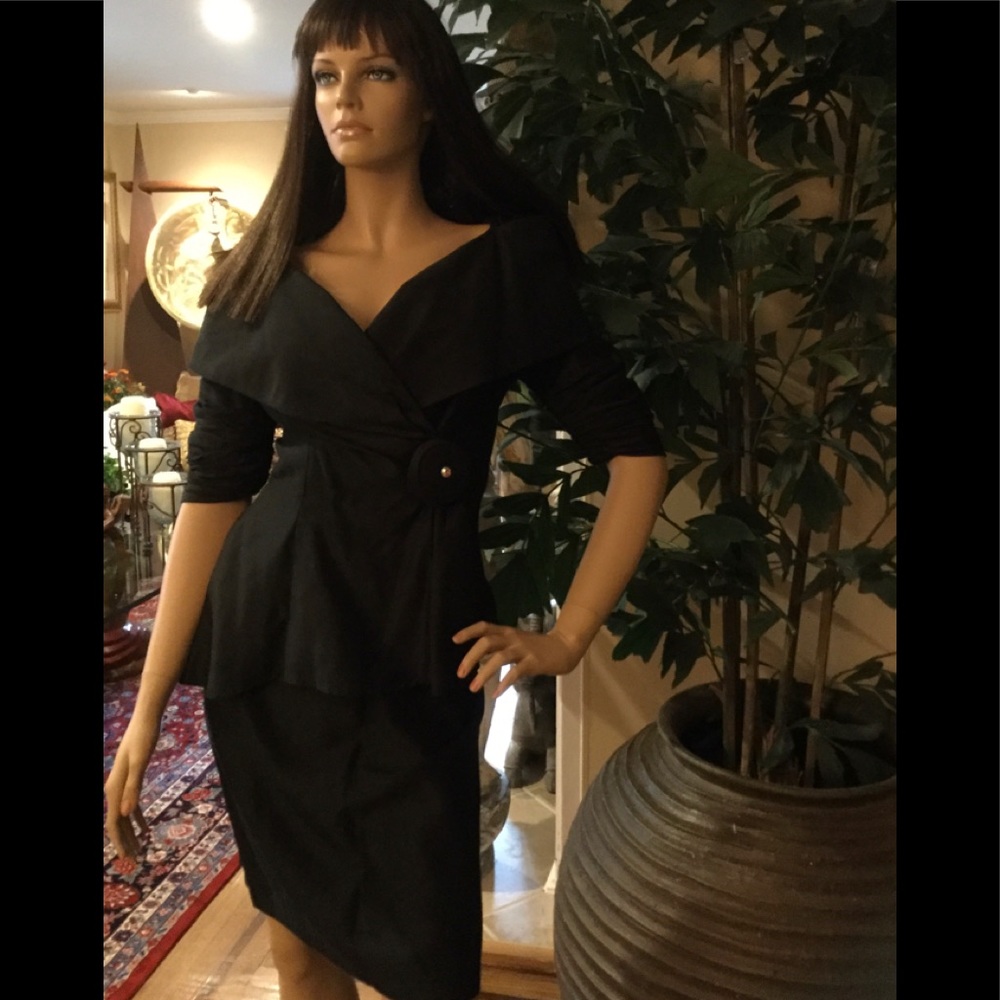 Sexy Peplum Cocktail Skirt Set by Watters Watters